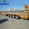 used/new 4 axles low flat bed trailer